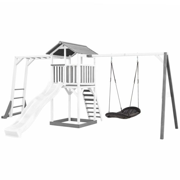 AXI Wooden Playground Tower with Swing