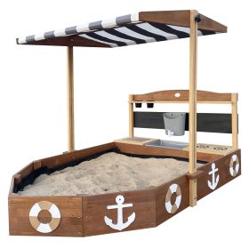 AXI Wooden Sandbox Ship with Kitchen
