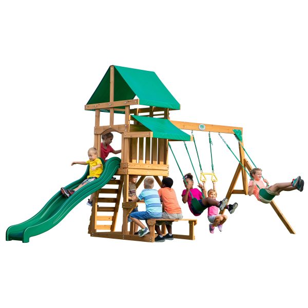 BACKYARD-DISCOVERY-Belmont-Wooden-Playground-6-in-1 BACKYARD DISCOVERY Belmont Wooden Playground 6-in-1