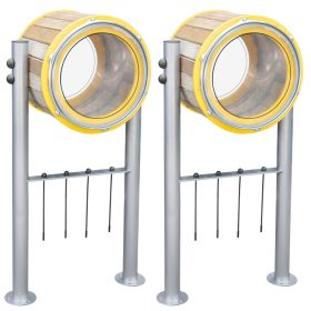CLASSIC-WORLD-EDU-Set-of-XXL-Drums-2-pcs.-Garden-Percussion-Instrument CLASSIC WORLD EDU Set of XXL Drums 2 pcs. Garden Percussion Instrument