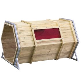 CLASSIC WORLD EDU Wooden Playground Base XXL Crawling Tunnel