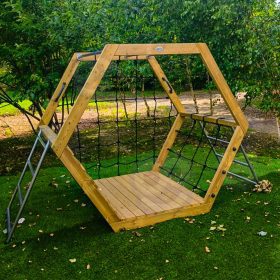 CLASSIC-WORLD-EDU-Wooden-Playground-XXL-Hexagonal-Climbing-Set-2