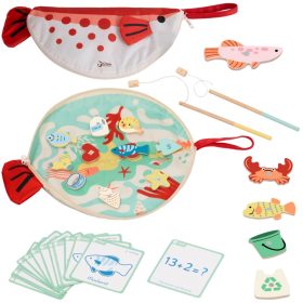 CLASSIC WORLD Educational Magnetic Fishing Game with Counting Cards 35 pcs.