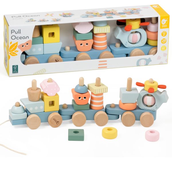 CLASSIC-WORLD-Montessori-Ocean-Railway-Wooden-Puzzle CLASSIC WORLD Montessori Ocean Railway Wooden Puzzle