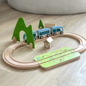 CLASSIC-WORLD-Set-Railway-Track-Wooden-Train-Shape-Sorter-40-pcs-3