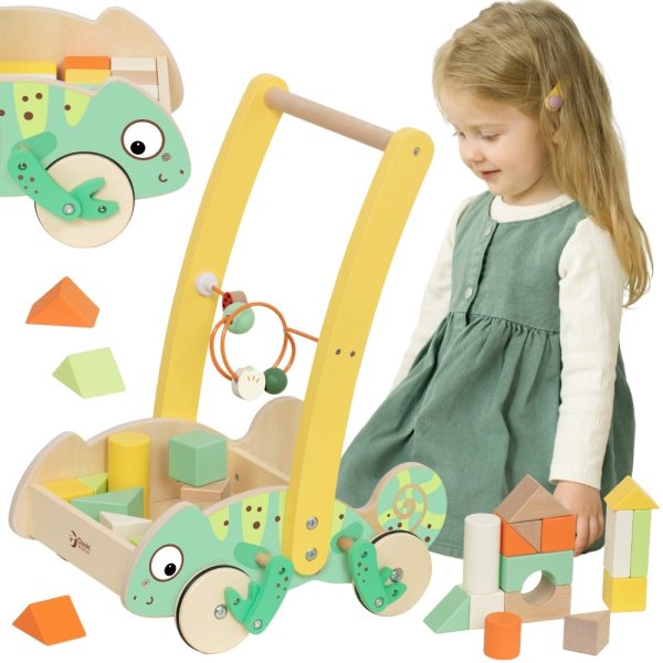CLASSIC-WORLD-Wooden-Chameleon-Walker-with-Blocks CLASSIC WORLD Wooden Chameleon Walker with Blocks