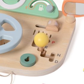 CLASSIC-WORLD-Wooden-Manipulation-Board-Multifunction-Motorized-Steering-Wheel-2