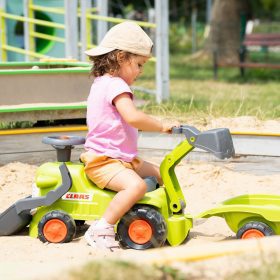 FALK-Claas-Ride-on-Tractor-with-Trailer-Loader-and-Bucket-1 Loader and Bucket