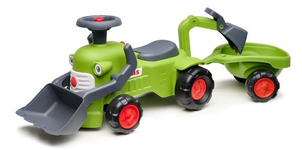 FALK-Claas-Ride-on-Tractor-with-Trailer-Loader-and-Bucket FALK Claas Ride-on Tractor with Trailer