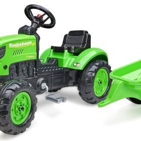 FALK Country Farmer Pedal Tractor with Trailer Green 2-5 years