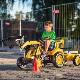 FALK-KOMATSU-Pedal-Tractor-Excavator-Bucket-Trailer-from-2-years-3