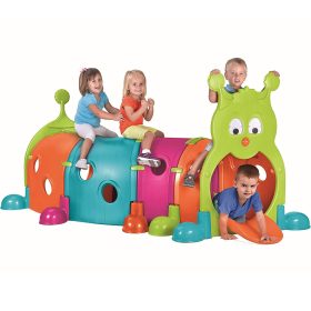 FEBER-Large-Childrens-Tunnel-Caterpillar-XXL-Modular-Playground-1