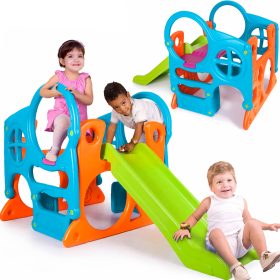 FEBER Large Playground Activity Center 100 cm Slide Climbing Wall Shapes