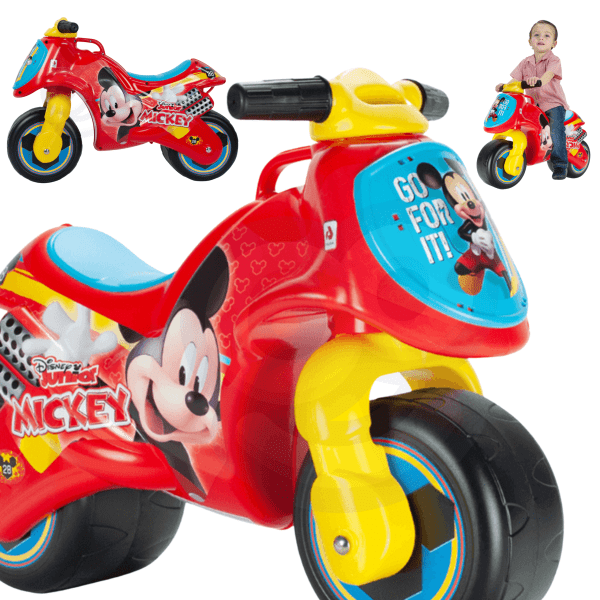 INJUSA-Mickey-Mouse-Ride-on-Motor-Balance-Bike INJUSA Mickey Mouse Ride-on Motor Balance Bike