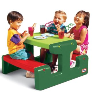 LITTLE TIKES Picnic Table for Kids - Juicy Green