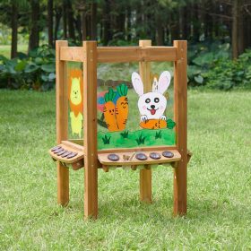 MASTERKIDZ-4-Sided-Transparent-Acrylic-Paintable-Board-Cups MASTERKIDZ 4-Sided Transparent Acrylic Paintable Board + Cups