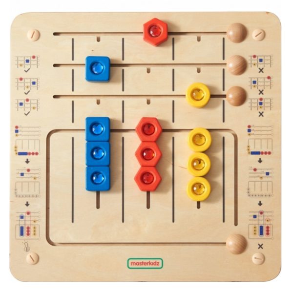 MASTERKIDZ-Diamond-Sorting-Puzzle-Montessori-Educational-Wall-Board MASTERKIDZ Diamond Sorting Puzzle - Montessori Educational Wall Board