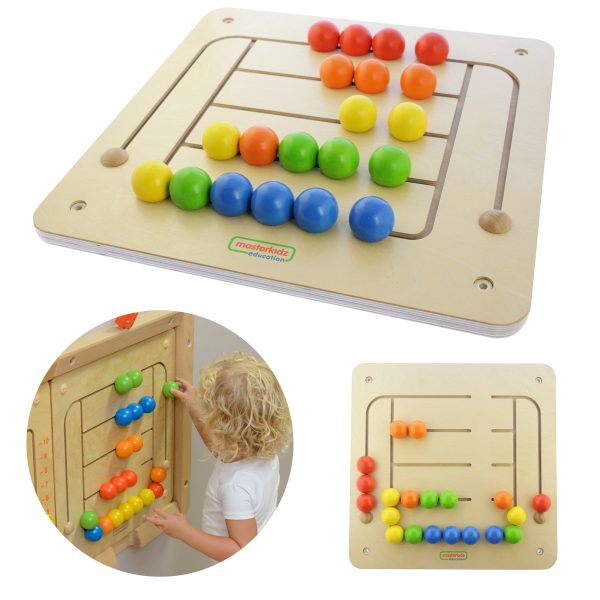 MASTERKIDZ-Educational-Wall-Board-Maze-Beads-Montessori MASTERKIDZ Educational Wall Board Maze Beads Montessori
