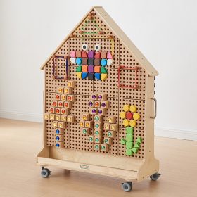 MASTERKIDZ-Wooden-STEM-Board-Freestanding-XXL-in-the-Shape-of-a-House-1