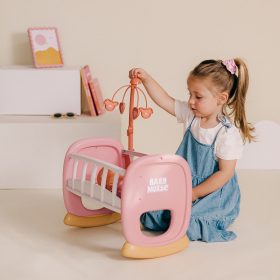 SMOBY-Baby-Nurse-Cradle-with-Mobile-3