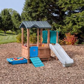STEP2-Adventure-wooden-playground-House-Slide-3