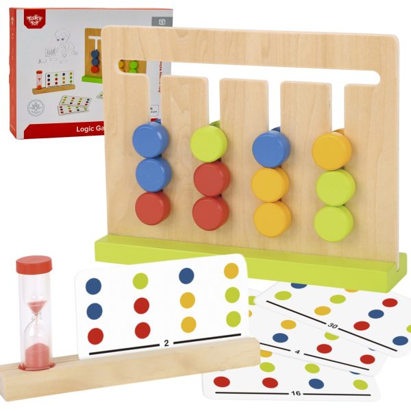 TOOKY-TOY-Logical-Game-Time-Puzzle-Colors-30-Patterns-18-pcs TOOKY TOY Logical Game Time Puzzle Colors 30 Patterns 18 pcs.