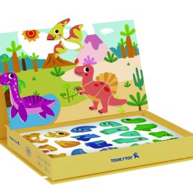 TOOKY TOY Magnetic Puzzle Dinosaurs Puzzle