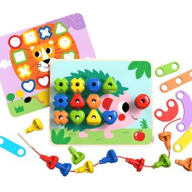 TOOKY-TOY-Multifunctional-Board-Set-of-Colored-Screws-Learning-Shapes-1