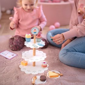 TOOKY-TOY-Sweets-Platter-Wooden-Stand-Cupcakes-Cakes-1
