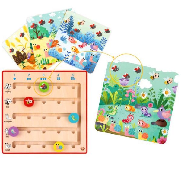 TOOKY-TOY-Wooden-Learning-to-Count-Animals-Game TOOKY TOY Wooden Learning to Count Animals Game