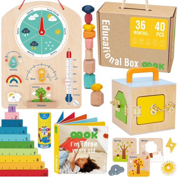 Tooky-Toy-Educational-Montessori-Box-Puzzle-Abacus-Weather-Board-6-in-1-for-ages-3 Tooky Toy Educational Montessori Box Puzzle Abacus Weather Board 6 in 1 for ages 3+
