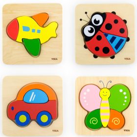 VIGA-Babys-First-Wooden-Puzzle-Teddy-Bear-2