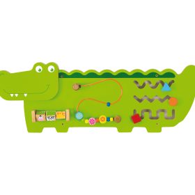 VIGA-Educational-Manipulative-Sensory-Board-Wooden-Crocodile-FSC-Montessori-Certificate-1