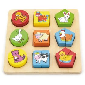 VIGA-Educational-Wooden-Animal-Puzzles-1