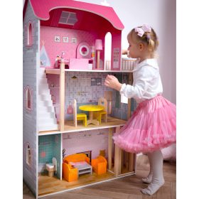 VIGA-Large-Wooden-Dollhouse-1