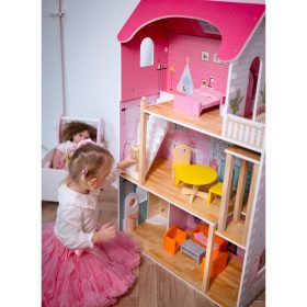 VIGA-Large-Wooden-Dollhouse-2