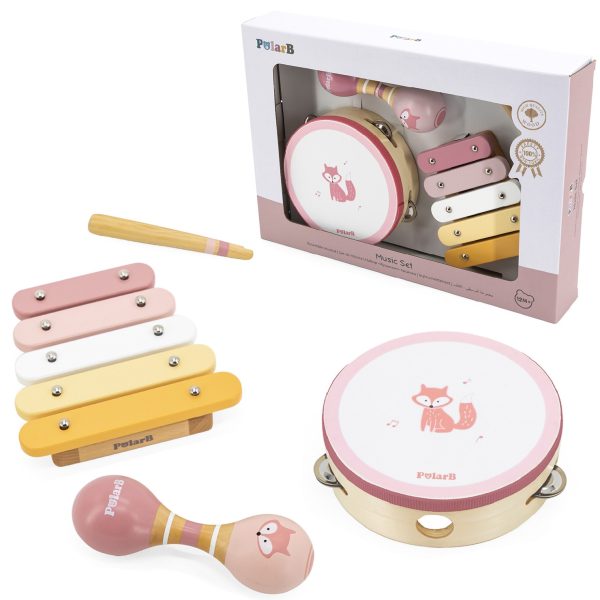 VIGA-PolarB-Musical-Instrument-Set-Pink VIGA PolarB Musical Instrument Set Pink
