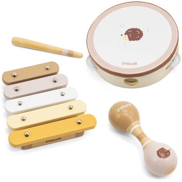 VIGA PolarB Musical Instrument Set with Hedgehog
