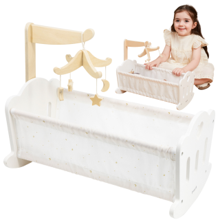 VIGA PolarB Wooden Doll Cradle