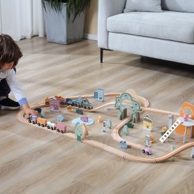 VIGA-PolarB-Wooden-childrens-train-track-90-pieces-2