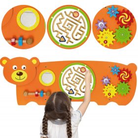VIGA-Sensory-Manipulative-Teddy-Bear-Board-FSC-Montessori-Certificate VIGA Sensory Manipulative Teddy Bear Board FSC Montessori Certificate