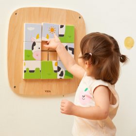 VIGA-Wooden-Manipulative-Board-Sensory-Picture-Puzzle-3