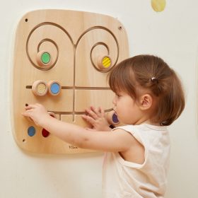 VIGA-Wooden-Manipulative-Sensory-Maze-Touch-and-Match-Board-2