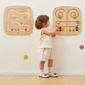 VIGA-Wooden-Manipulative-Sensory-Maze-Touch-and-Match-Board-3