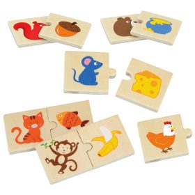 VIGA-Wooden-Puzzle-Feed-the-Animal-What-Animals-Eat-Puzzle VIGA Wooden Puzzle Feed the Animal What Animals Eat Puzzle