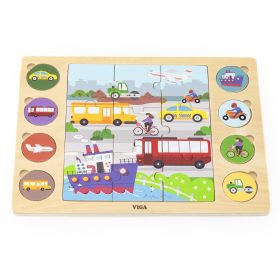 VIGA-Wooden-Puzzle-Guess-the-Shadow-Means-of-Transport-17-piece-puzzle-3