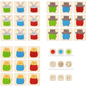 VIGA-Wooden-Puzzle-Quick-Match-Game-27-pcs-2