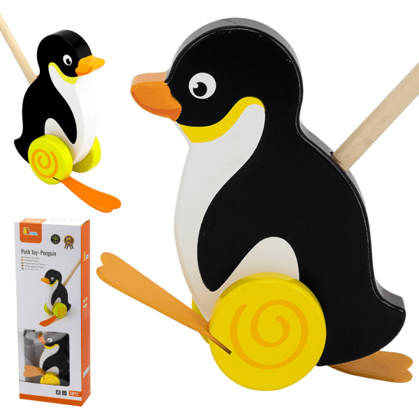 Viga-Toys-Wooden-Penguin-Pusher Viga Toys Wooden Penguin Pusher