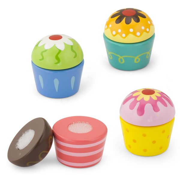 Viga-Wooden-Cookies-Cupcakes-4-pcs Viga Wooden Cookies Cupcakes 4 pcs