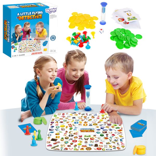 WOOPIE-2-in-1-Board-Game-Little-Detective-Chinese-Man WOOPIE 2-in-1 Board Game Little Detective + Chinese Man